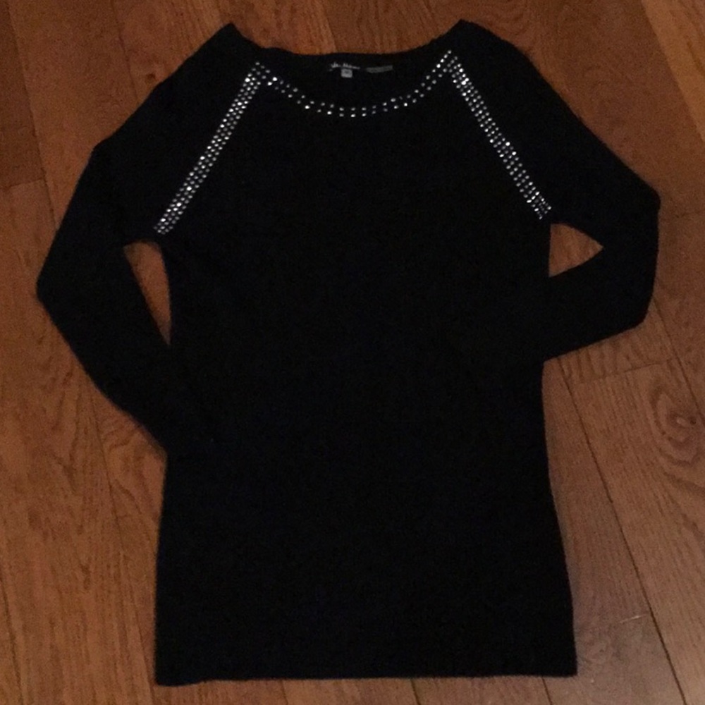Black studded sweater shirt. Very pretty